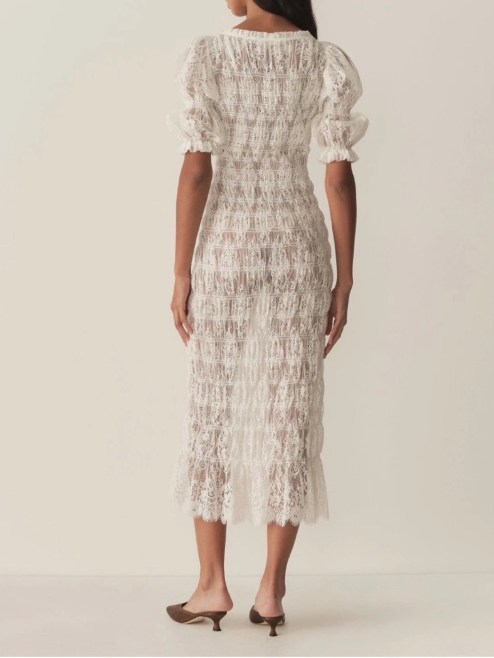 Doen Raquella Lace dress in Salt size small. Like new! - Picture 5 of 11